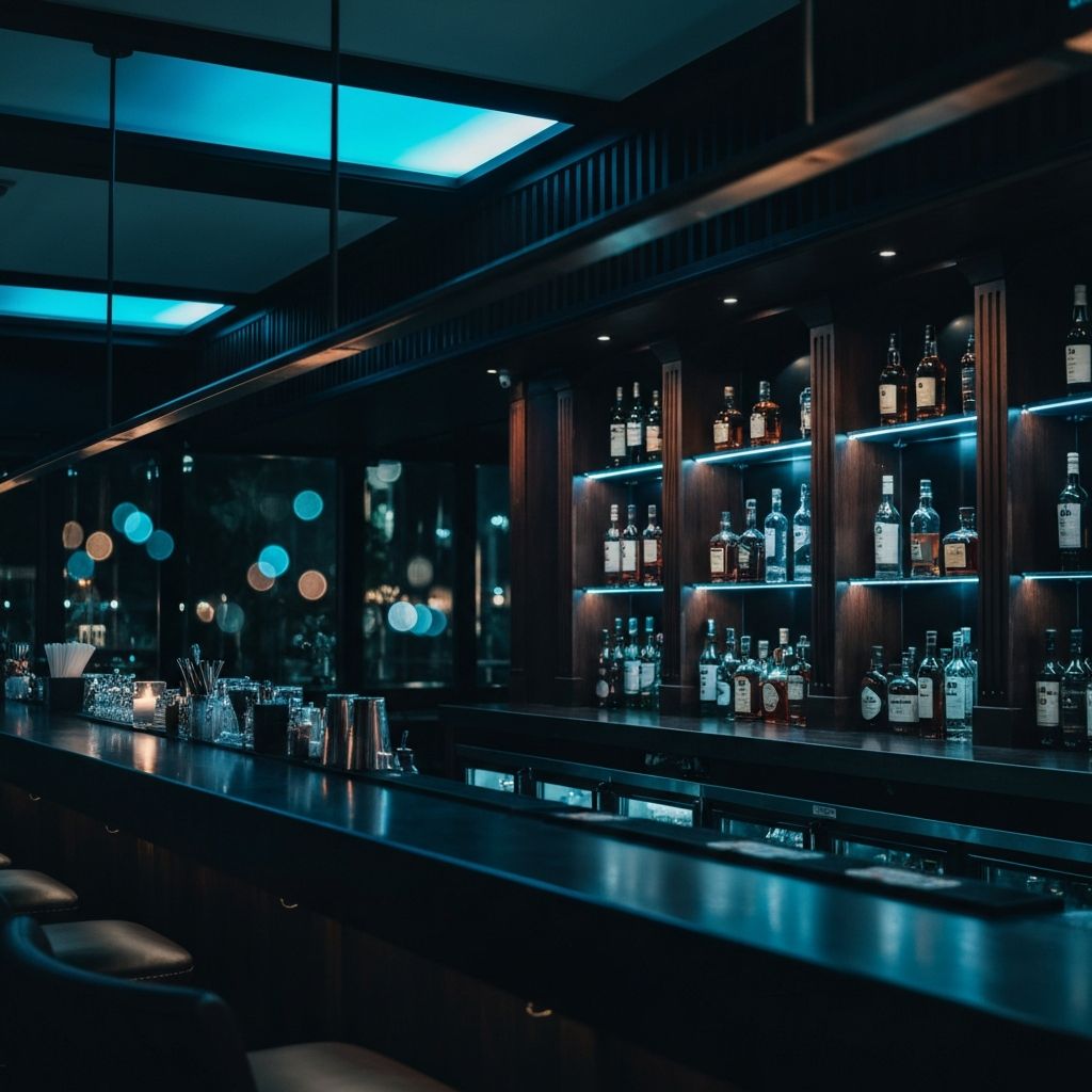 Premium bar interior